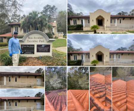 Commercial building washing in fairhope