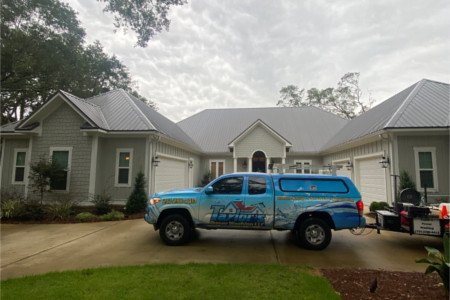 Pool deck pressure washing in gulf shores