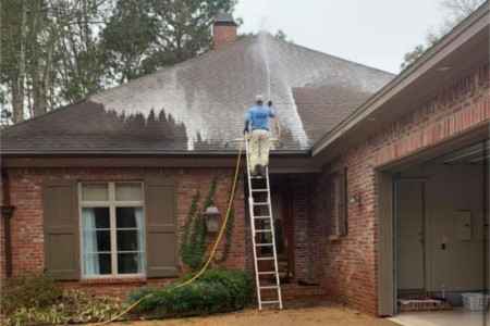 Roof cleaning in fairhope al