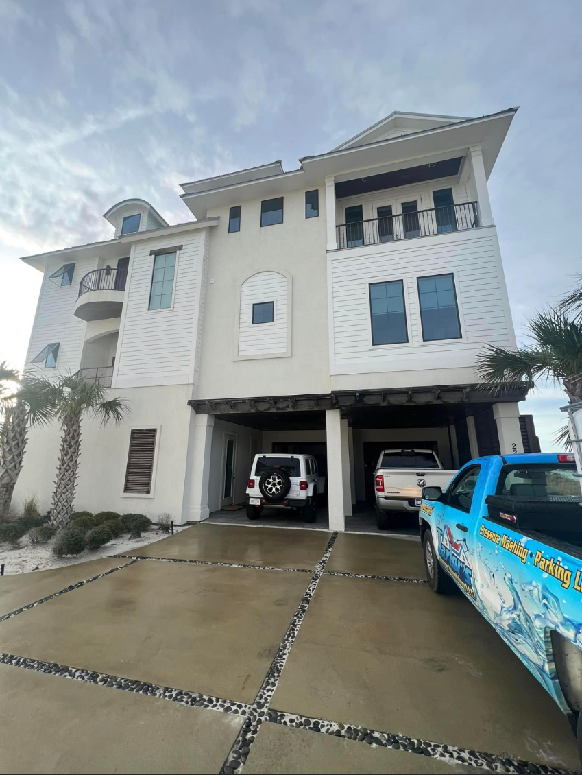 Soft Washing a Beach House in Orange Beach, AL