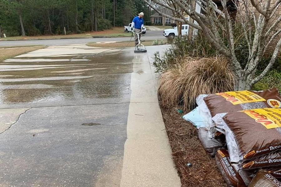 Driveway cleaning